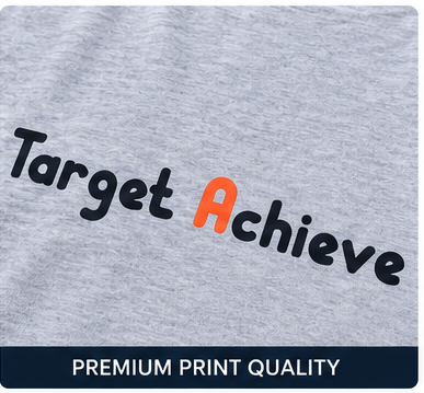 Light Grey Target Achieve Graphic T-Shirt - Image 4